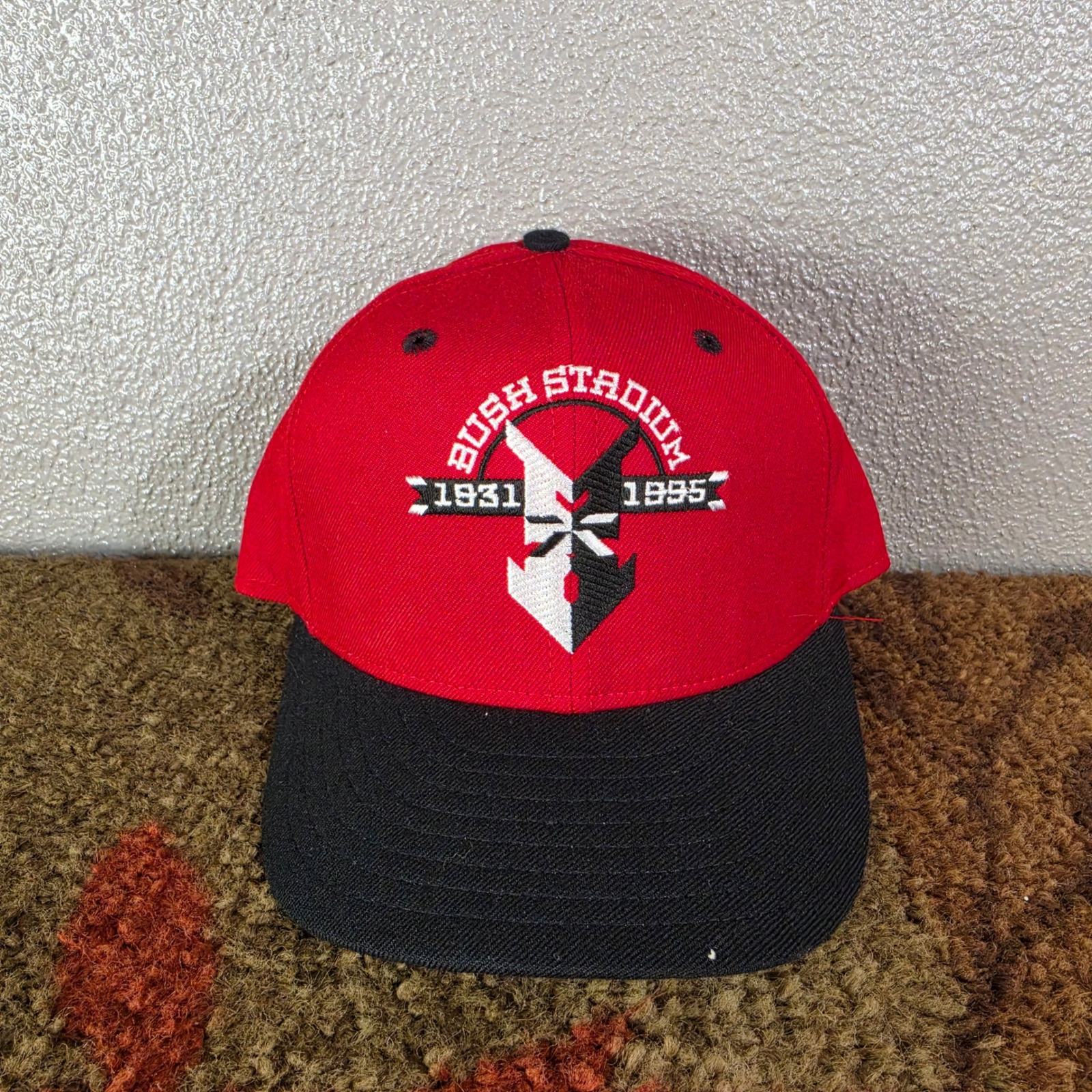 Vintage 1995 Indianapolis Indians Bush Stadium New Era 5950 Hat 6 7/8 Usa